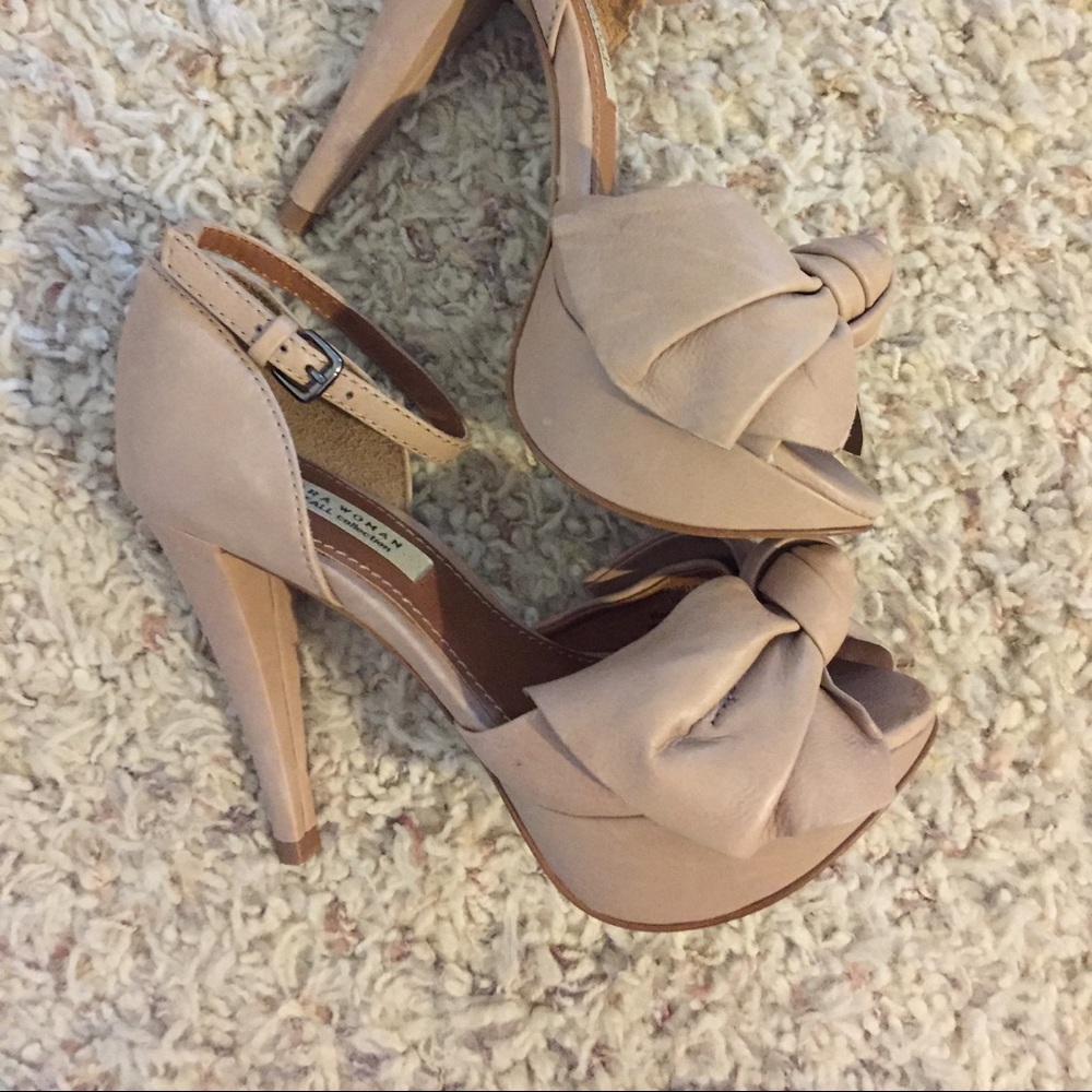 Zara platform bow heel